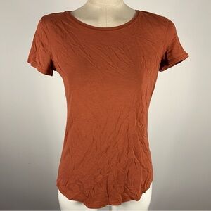 lululemon athletica Burnt Orange Short Sleeve Tee Size 2-4
